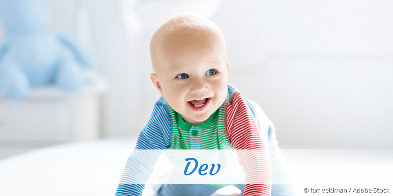 Baby mit Namen Dev