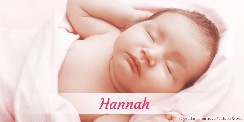 Baby mit Namen Hannah