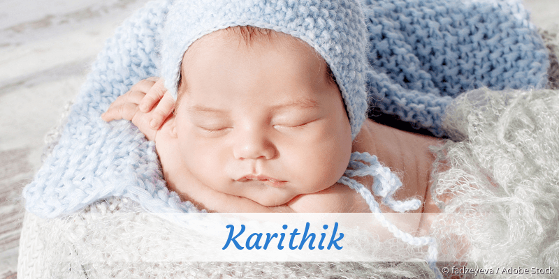 Baby mit Namen Karithik