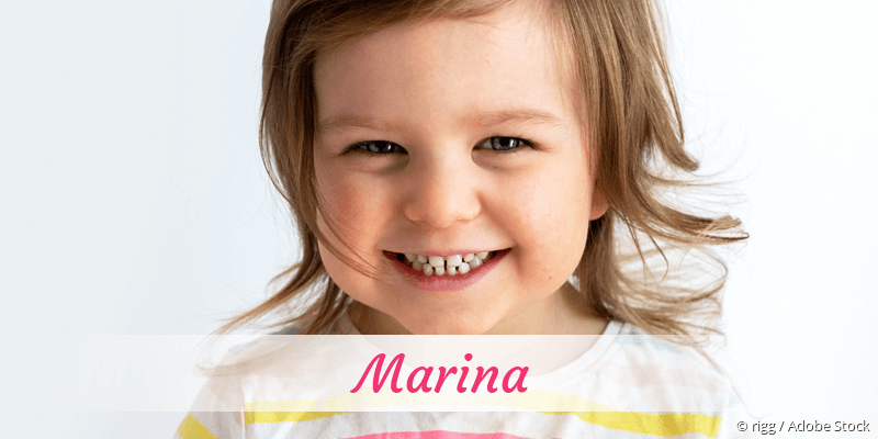 Baby mit Namen Marina