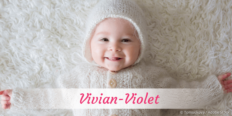 Baby mit Namen Vivian-Violet